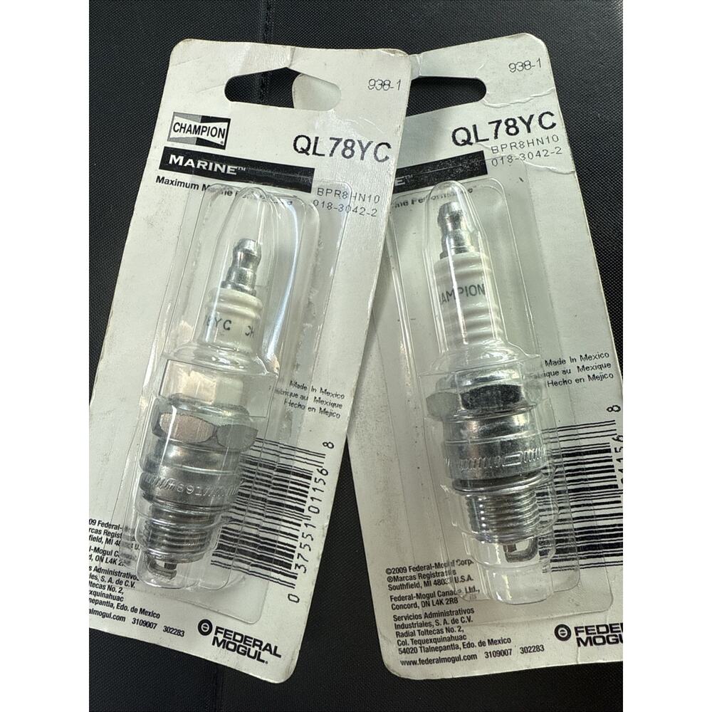 Champion QL78YC Marine. Set Of Two.